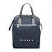 KDJFHDJ Sac à Lunch pour Femme isolé Sac à Lunch à l'épreuve de l'étanchéité de Filles Girl déjeuner Cooler Bag Boîte à Lunch Sac Pique-Nique/Travail/École Sac Denim Blue