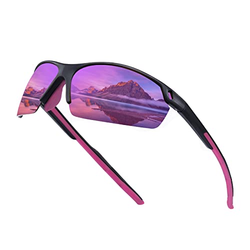SKYWAY Polarized Sunglasses For Men Women, Wrap Around Sports