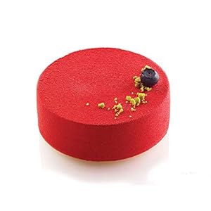 Silikomart SQ067 Silicone Baking Mold, Disc 4.13″ Diameter x 1.57″ High, 15 Cavities