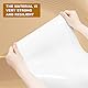 KEWUZY Plotterfolie Textil Weiß, 30.5cm × 5m Heat Transfer Vinyl Flexfolie Rollen, Transferfolie Plotter Flexfolie für Eisen Heiße Presse, T-Shirts & Mehr Stoffen, DIY Muster