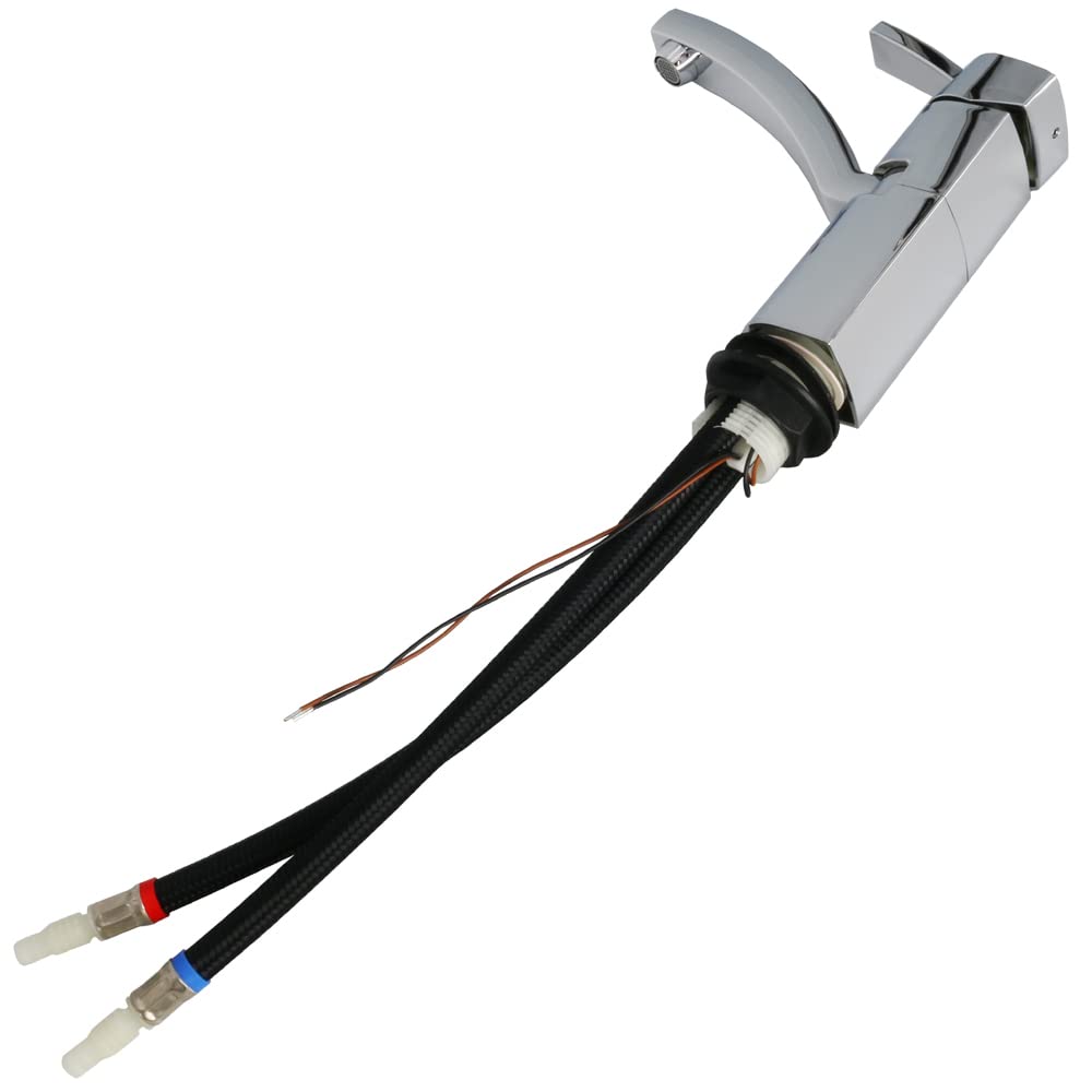 Miscelatore monocomando Capri per camper, roulotte, caravan, campeggio, barca, interruttore cromato