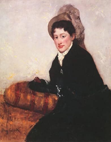 Tableaux Toile Mary Cassatt 60x90cm Portrait de Femme Déco Murale