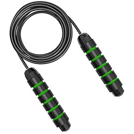 Ytnqd Ytnqd Jump Rope ，Angle-Free Ball Bearing Fast Rope Skipping Adjustable Memory Foam Anti Skid Handle Skipping Rope New Fitness Speed Rope for Men and Women Suitable for Aerobic Exercise