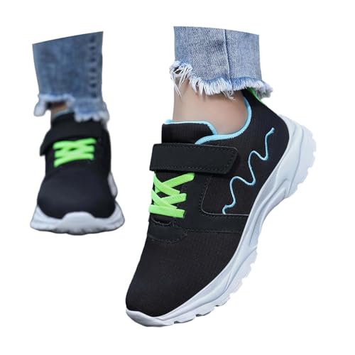 Genérico Zapatos NiñA Casual,Zapatillas Informales Ligeras para NiñAs con Parte Superior De Punto para Una Comodidad Diaria DiseñO De Malla Transpirable Suelas Flexibles Ideales para Jugar