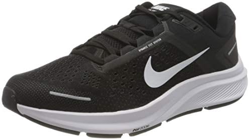 Nike Men's Air Zoom Structure 23 Trail Running Shoe, Black White Anthracite, Womens 12