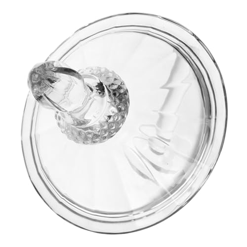 minkissy ガラス製果汁壺カバー 用 軽量コンパクト設計 耐久性ガラス素材 水差し用交換蓋 飲料液体保護 汚れ防止 こぼれ防止キッチン用