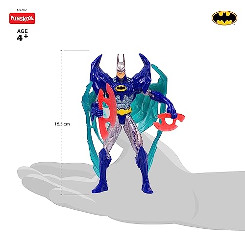 Funskool Glaciar Shield Batman Action Figure Toy for Kid, 6 Inch, Classic DC Superhero with Articulation, Movie Inspired Collectible, Ideal Gift for Children, Toys for Kids, Ages 4+ Years