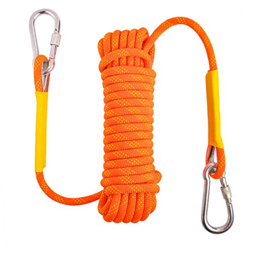 Allienova Outdoor Climbing Rope 10M(32ft) Fire Rescue Parachute Rope Static Rock Climbing Rope