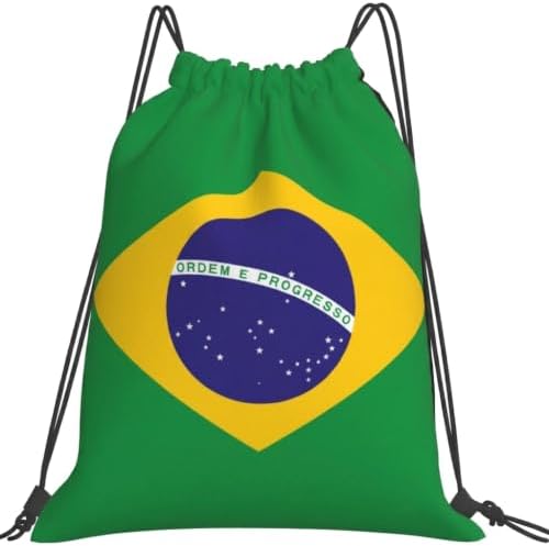 Brazil Drawstring Bag 14 x 16 Inch Polyester String Backpack image 4