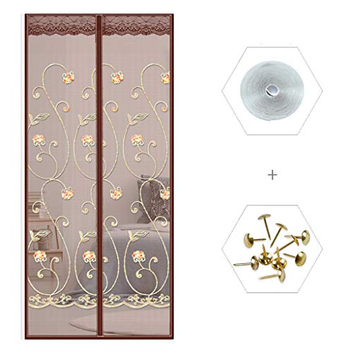 Aimants d’écran portes, Rideau en maille robuste Joint d’huisserie pleine Cover