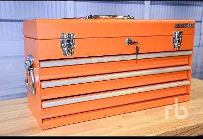 Edward Tools Portable Metal Tool Box With Drawers 20"- Keyed Center Lock For Security - Powder Coated Scratch Resistant Finish thumb #1