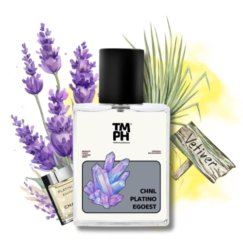 Image of TMPerfumehouse CHNL PLATINO EGOIST EDP for Men | Aromatic, Fresh Spicy & Long Lasting Perfume Spray | Aromatic, Woody & Lavender Fragrance | Luxury Gift for Him | TMPH | 50ml