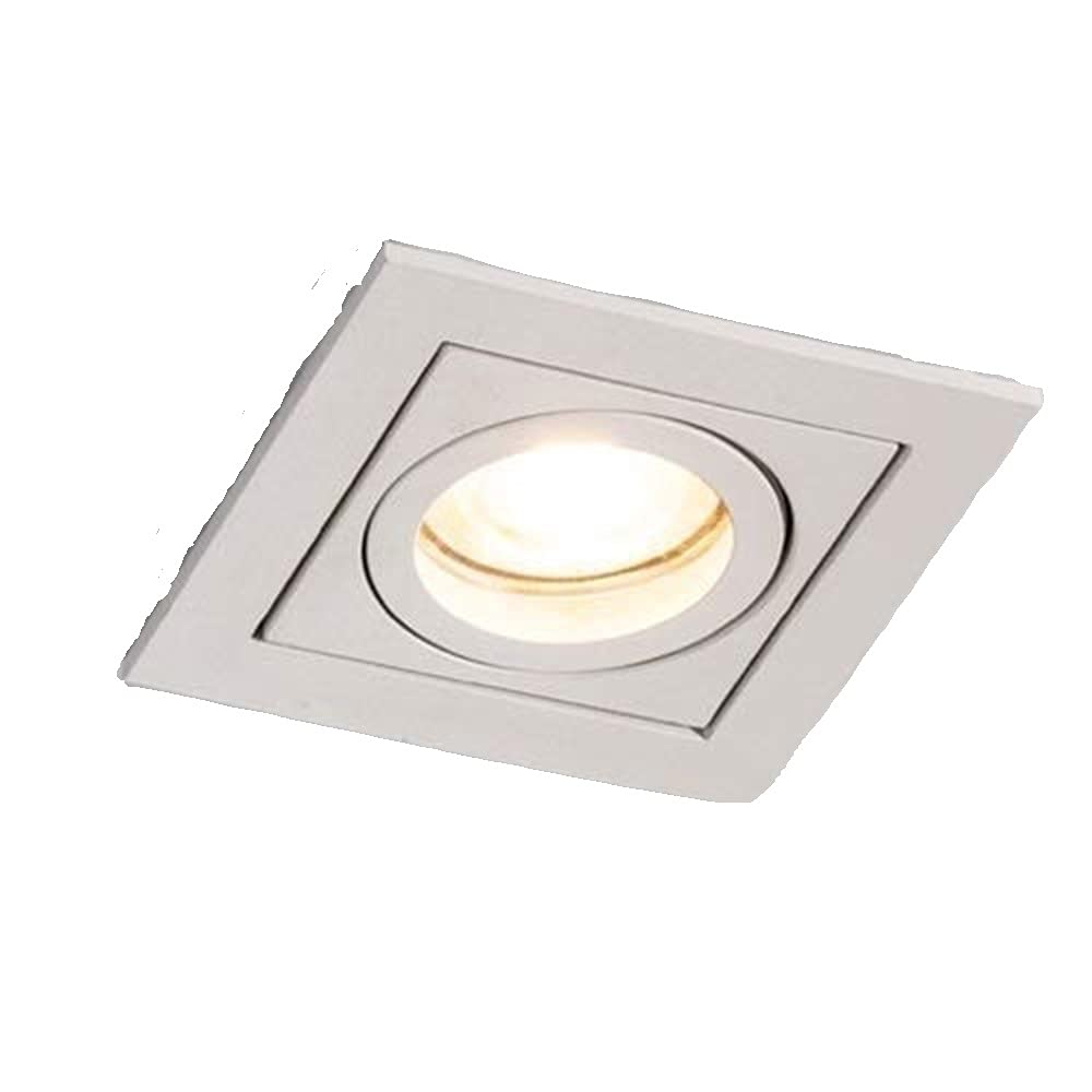 Encastré carré 5W LED blanc chaud 3000K pour spot de plafond intégré