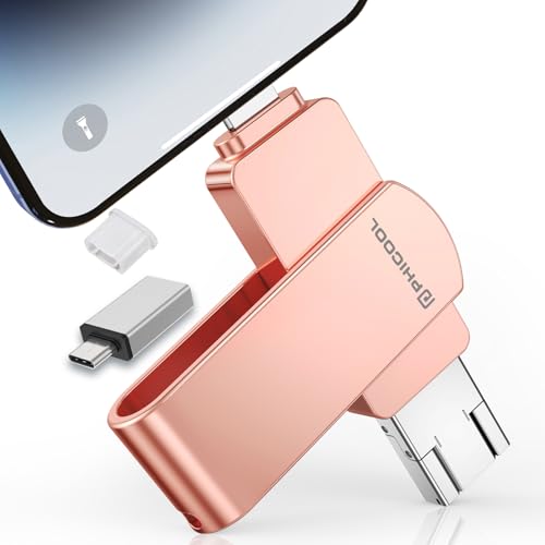 512GB USBメモリ [アプリ不要 アルバム直接保存！]４in1 Phone/Android/PC対応 phone から 直接 usb に 写真 を 移す/バックアップ可能 スマホデータ保存 外付けメモリ Type-C搭載 大容量外付けストレージ フラッシュメモリスマホ容量不足解消 高速 データバックアップ転送対応 !
