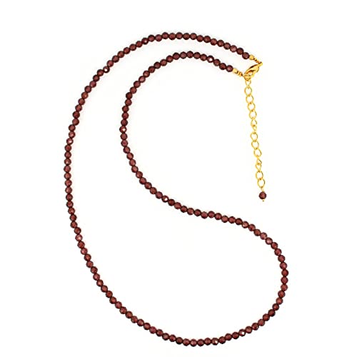 Gempires Natural Gemstone Beaded Necklace Handmade Crystal Jewelry Hypoallergenic 20 Inch Gold Plated Trendy Everyday Fashion Jewelry For Women3