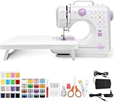 Galadim Mini Sewing Machine (Extension stand, Sewing Supplies Set included) - Electric Overlock Sewing Machines - Small Household Sewing Handheld Tool GD-015-CA-A68