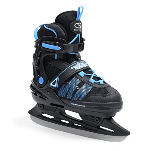 Patins à glace RX22 unisexes noirs pour l'initiation aux sports d'hiver en famille