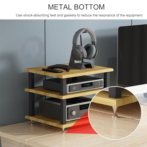 Meuble multimédia design teck pour optimiser le rangement de votre salon - 4