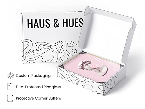 Gum Poster David Bubble Pop Art - By Haus And Hues | Pop Art Wall Decor Pink Pictures Wall Decor Pink Posters For Room Aesthetic Blush Pink Room Decor For Bedroom (Beige Framed) (12X16) #TOP3