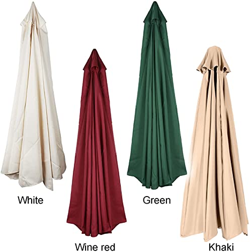Toile parasol 3m kaki pour remplacer un tissu usé par les UV - 5