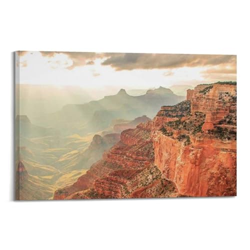 Toile décoration esthétique Canyon WIZIGM art mural de qualité
