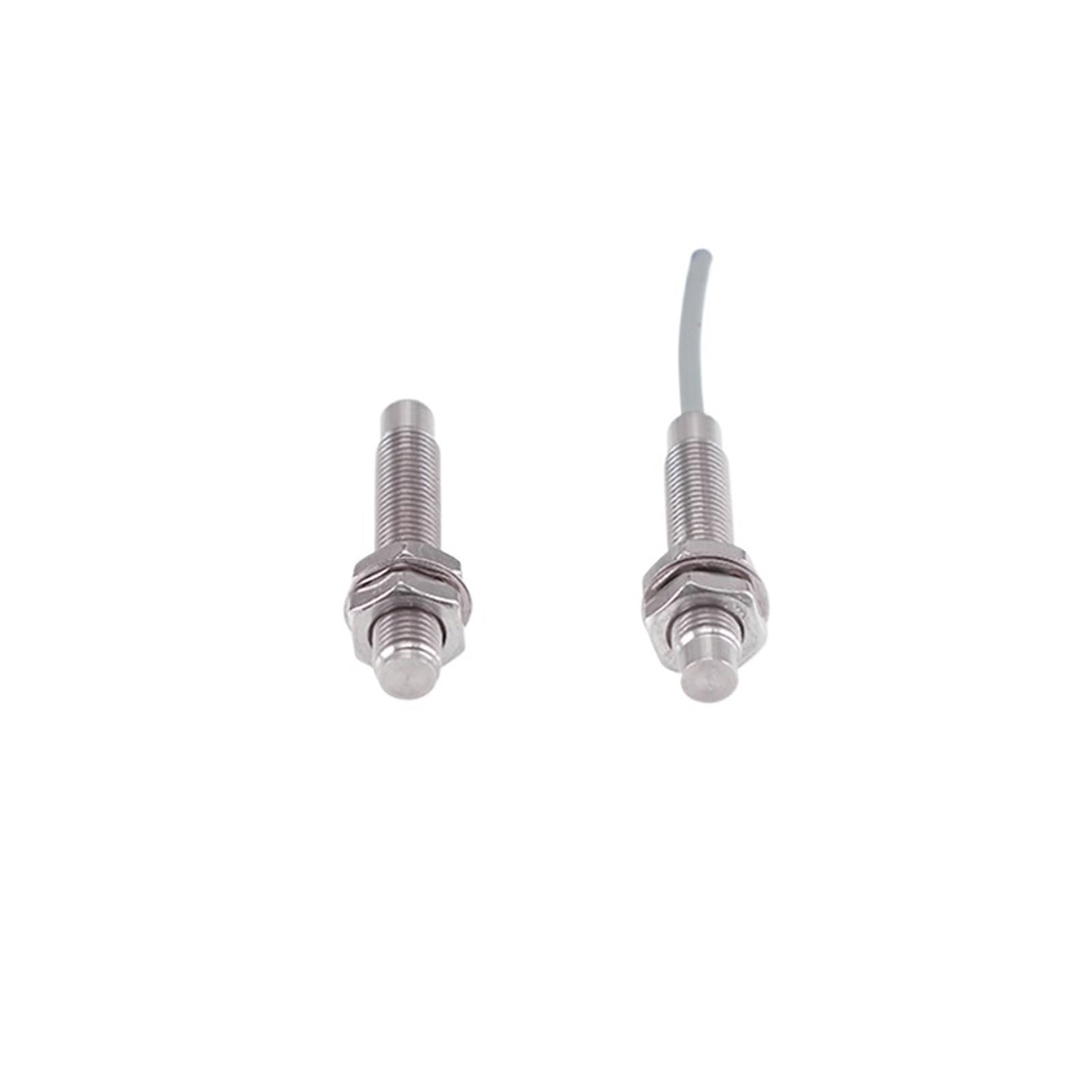 XYNSNDB Capteur de proximité inductif Tout métal M8 en Acier Inoxydable 24 V CC (capteur de proximité Non affleurant entièrement métallique M8)