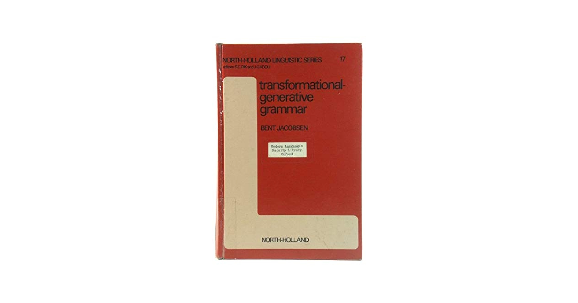 Amazon | Transformational Generative Grammar | Jacobsen