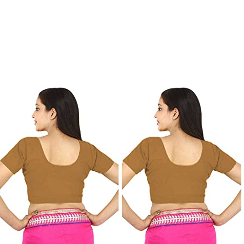 Image of Namita Women's Rubia Cotton Solid Half Sleeve Blouse