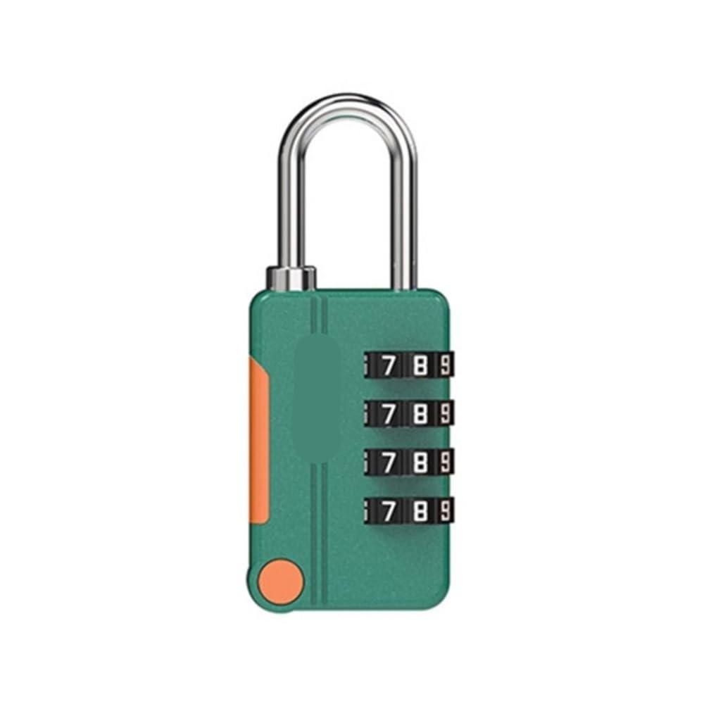 Suitcase Locks, Weatherproof 4-Digit Combination Padlock with Steel Cable Multicolor(Groen)