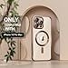 Misea Magnetic for iPhone 16 Pro Max Case Compatible with MagSafe [Never Yellowing] [Military Grade Drop Protection] Full Camera Lens Protector Plating Soft Clear Phone Case for Women 6.9