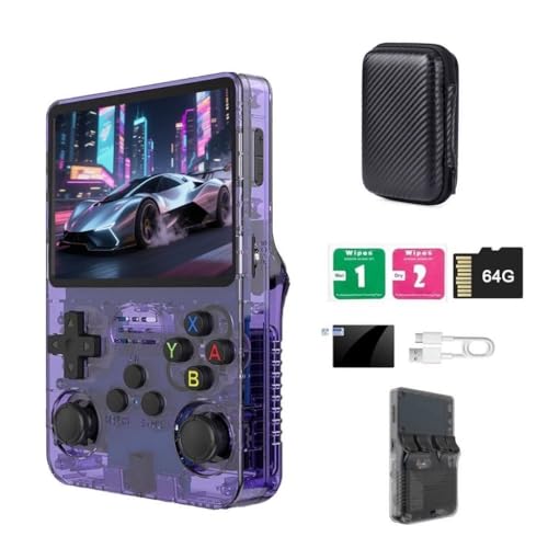 Console de Jeux Portable Rétro avec Etui de Protection Inclus, Console de Jeux Vidéo Open Source Linux OS, Rétro Gaming Nostalgique