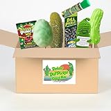Dill Pickle Gift Box β Funny Pickle Lover Snack Pack with Candy, Whole Pickle, Lip Balm & More β Unique Gag Gift for Men, Women, Teens