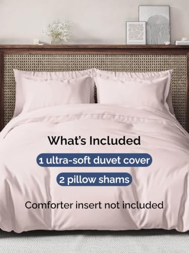 Image of Duvet Cover Full Size - 3 Piece with Zipper Closure - Lavender Pink