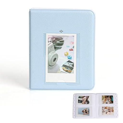 Vynzor - Álbum de fotos (64 bolsillos, compatible con mini álbum de fotos para Fujifilm Instax Mini 7s 8 9 11 25 26 50s 70 90 film/papel fotográfico Polaroid Zink/Polaroid/Cámara instantánea Kodak | Ya disponible en tu tienda friki favorita! En mundofriki.es!
