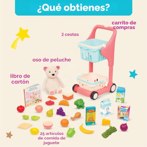 Carrito de la compra para niños B. toys que inspira sus primeras sonrisas 6