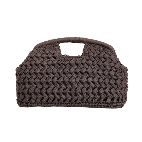 Pochette en paille femme à main pour emporter vos essentiels de plage sans encombre