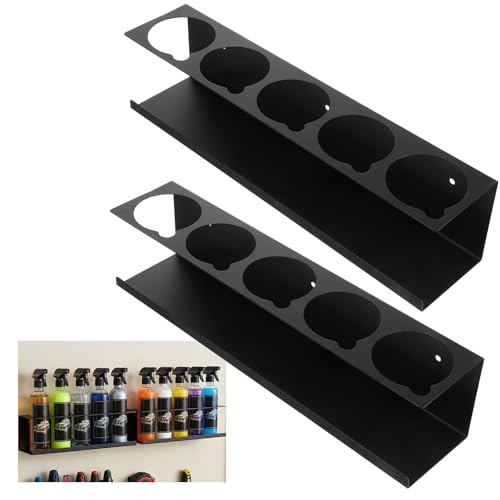Heavy Duty Wall Mounted Spray Can Holder Organizer