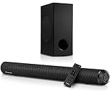 Wohome Sound Bars for TV with Subwoofer, 28-INCH 120W Ultra Slim Surround Soundbar Speakers System with Wireless Bluetooth 5.0 HDMI-ARC Optical RCA USB AUX Input, Works with 4K & HD TVs, Model S99
