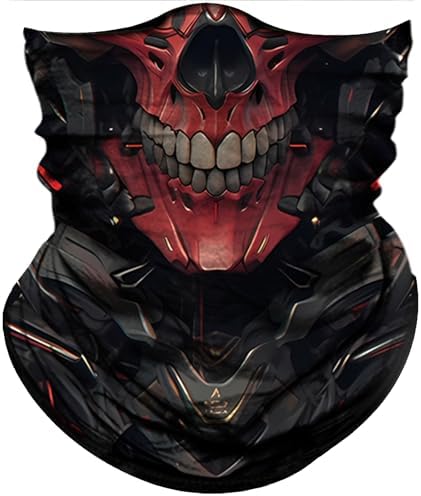 Obacle Skull Face Mask for Men Women Dust Wind Sun Protection Rave Festival Riding