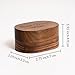 Ring Box, Wedding Ring Box for Proposal, Engagement, Handmade Wooden Rustic Ring Holder, Ring Storage Box Stocking Stuffers Her Valentine's Day Christmas Gift Thanksgiving Gift (Always & Forever)