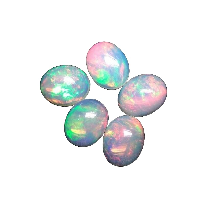 Opale éthiopienne naturelle 4x5mm cabochon de qualité AAA pour création de bijoux
