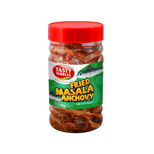 Image of Tasty Nibbles Fried Masala Anchovy 70g |Kozhuva / Natholi Fried Masala |Tasty and Crunchy Snack | Hot and Spicy Snack |Ready to Eat |100% Convenience