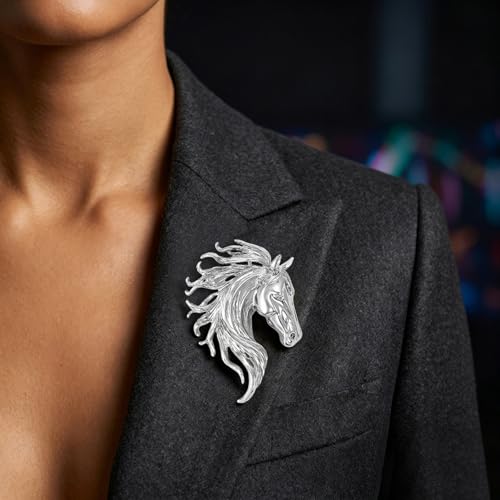Image of Animal Brooch for Men Vintage Metal Wildlife Lapel Pin Suit Jacket Badge Fashion Accessories for Men