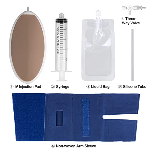 image for Medarchitect IV Practice Kit for Injection Training, Wearable Injectio