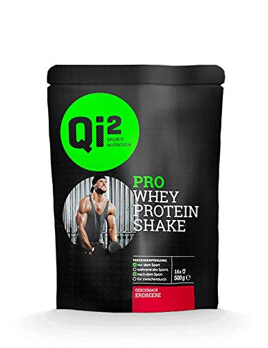 Preisvergleich Produktbild Qi² PRO Whey-Protein Shake Erdbeere