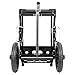 Dynamic Discs Backpack Cart by ZÜCA, Disc Golf Push Cart, Frisbee Golf Cart Accessories, Fits Most Disc Golf Bag, Up to 300 lbs, 51-Inch Telescoping Handle, Bag Not Included, Black