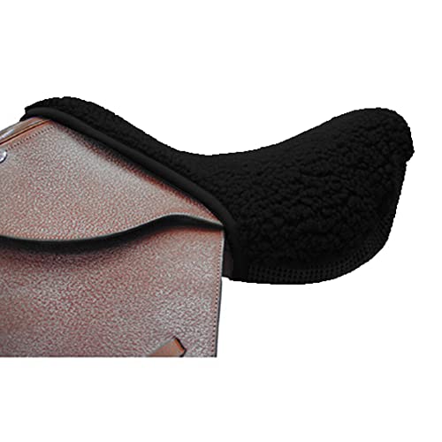 Intrepid International Non Slip Fleece Seat Saver, Black