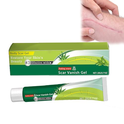 Narbensalbe, Narben-Gel zur kosmetischen Pflege von Narben – Für ein geschmeidiges und geglättetes Hautgefühl – Für Erwachsene und Jugendliche
