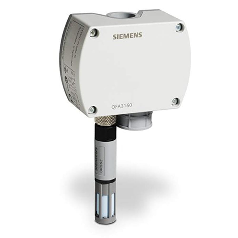 Sensor de temperatura y humedad ambiental para montaje en conducto para HVAC, hospitales, laboratorios, salas blancas junto con certificado de calibración | Modelo: QFA3160 (sin pantalla)