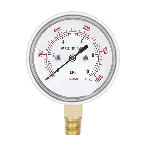 Manomètre basse pression à membrane 2,5" haute sensibilité